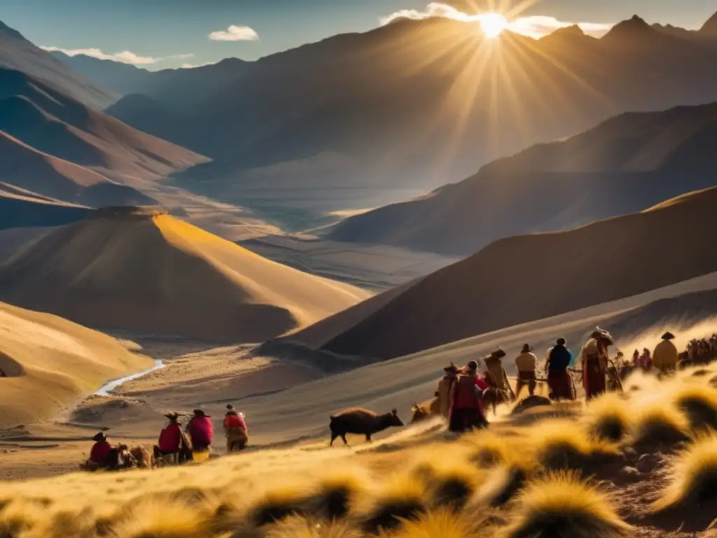 Paisaje andino: Técnicas sostenibles minería precolombina región andina