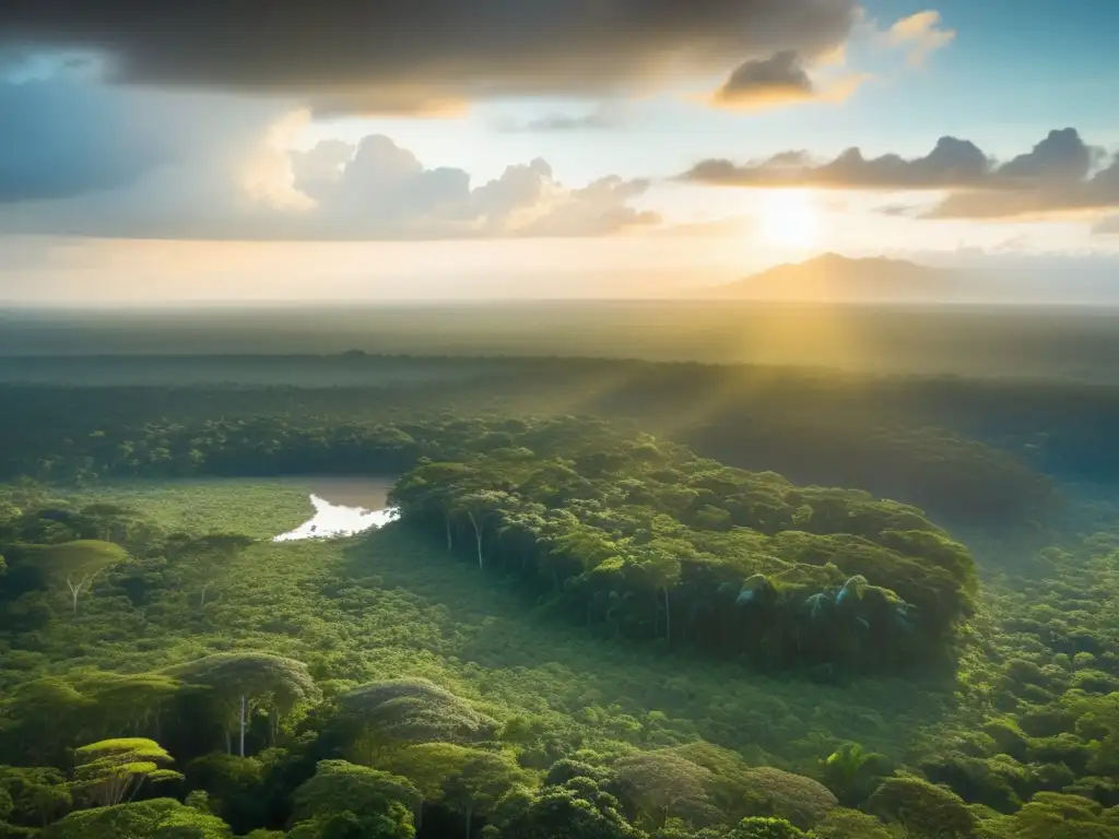 Impacto ambiental minería en la Amazonía: exuberante biodiversidad y belleza del bosque tropical