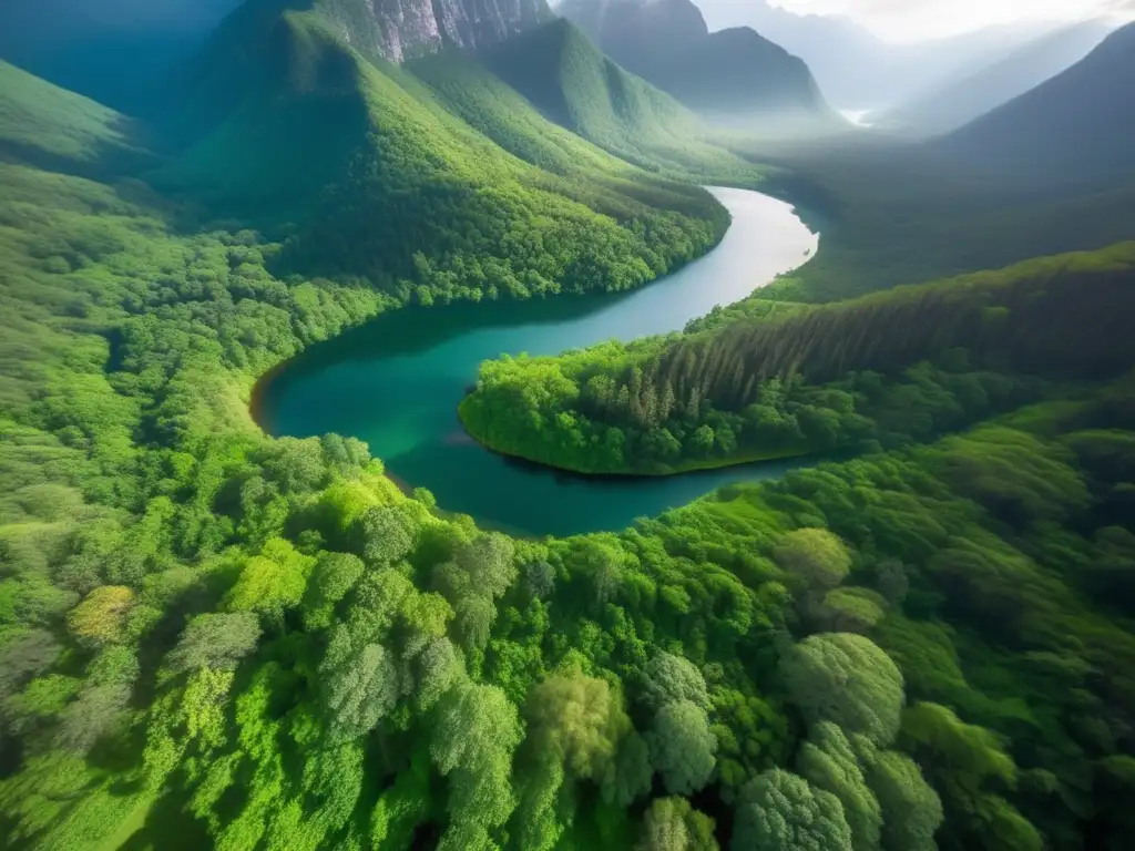 Bosque intocado de montañas con rica biodiversidad - Importancia evaluación impacto ambiental recursos