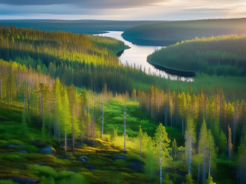 Bosques boreales de Finlandia: conservación y belleza