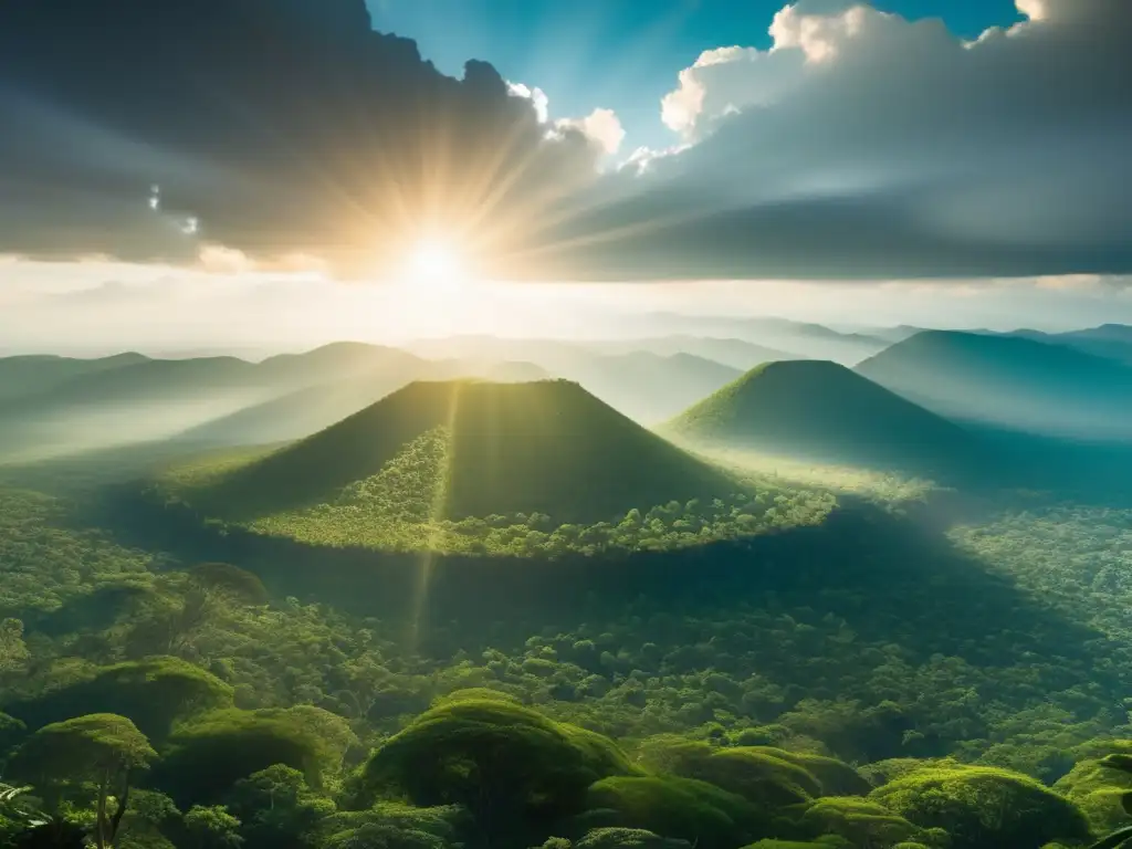 Impacto de la colonización en la minería de diamantes en América: exuberante bosque deforestado