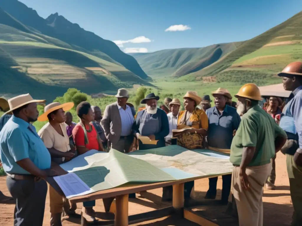 Participación comunitaria en minería sostenible