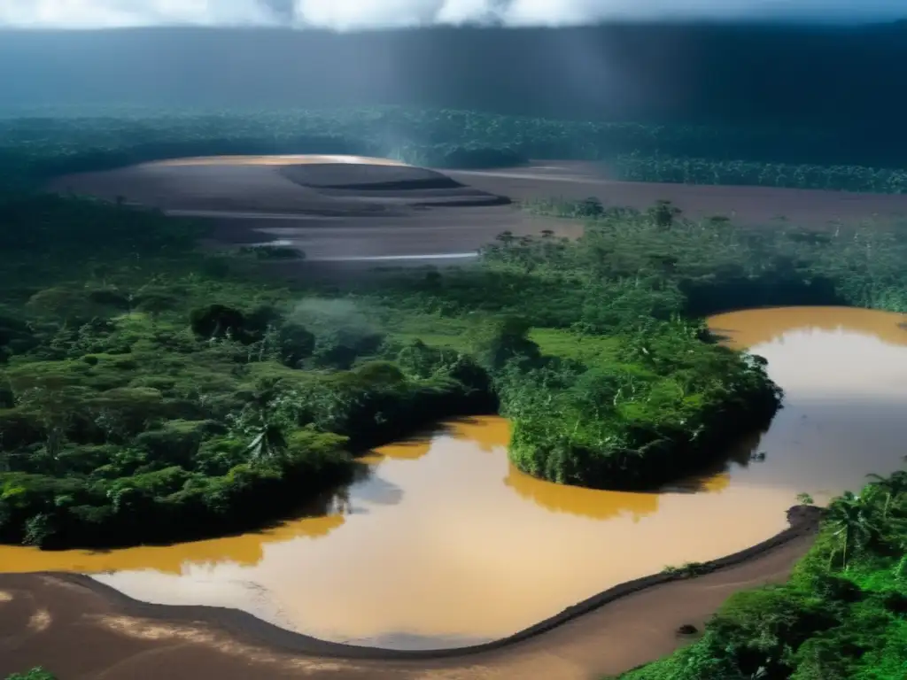 Impacto ambiental minería Amazonía: contraste entre naturaleza y explotación