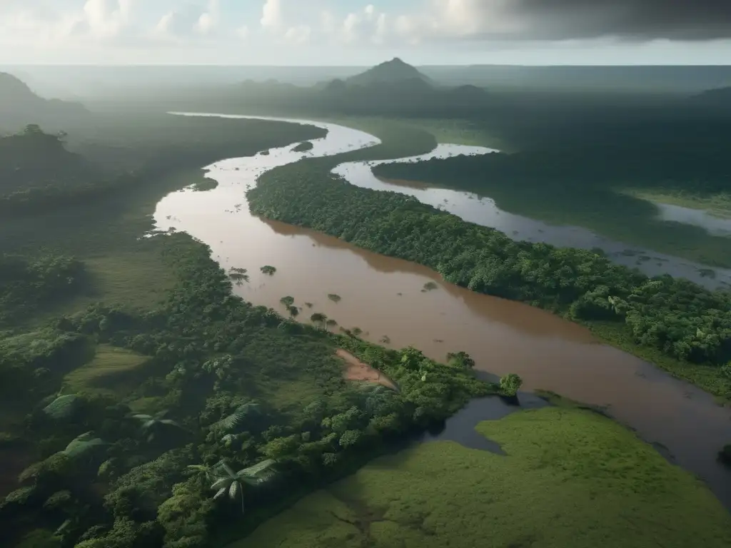 Consecuencias de minería sostenible en la Amazonía: paisaje devastado y pérdida socioeconómica