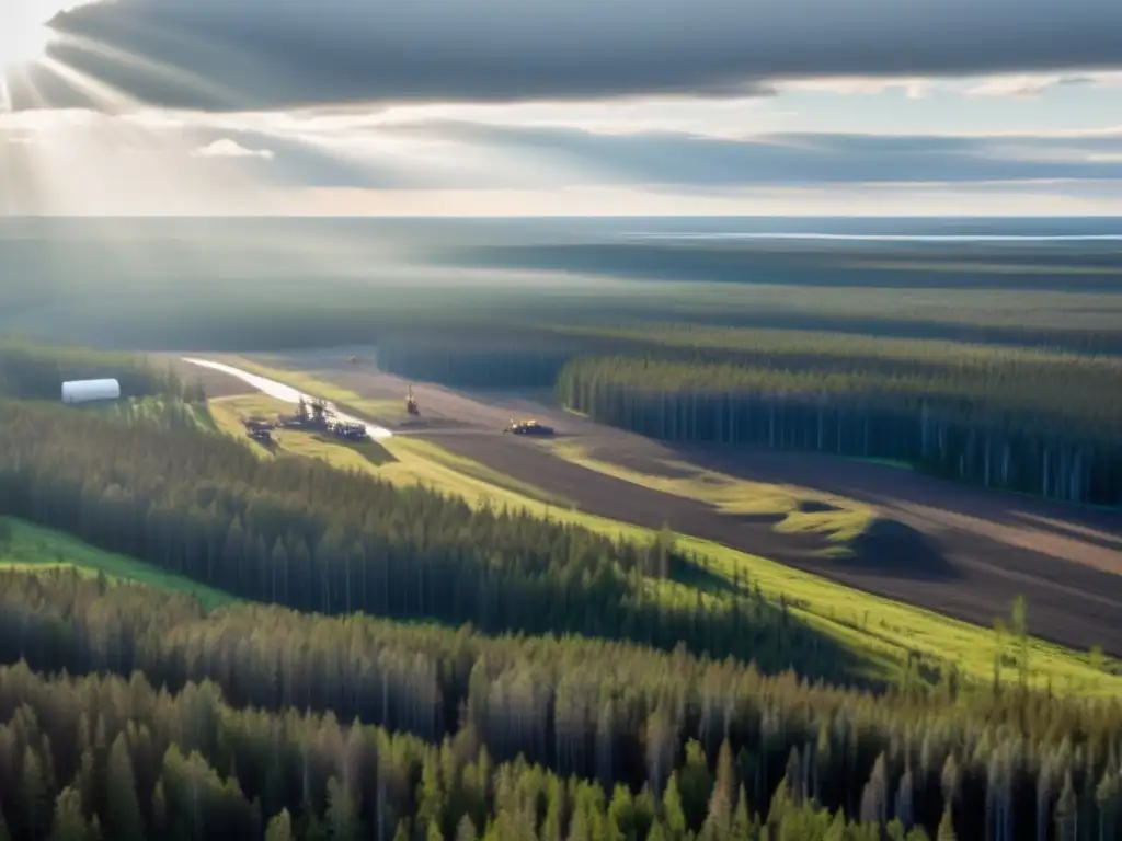 Bosques boreales en Finlandia: conservación y minería