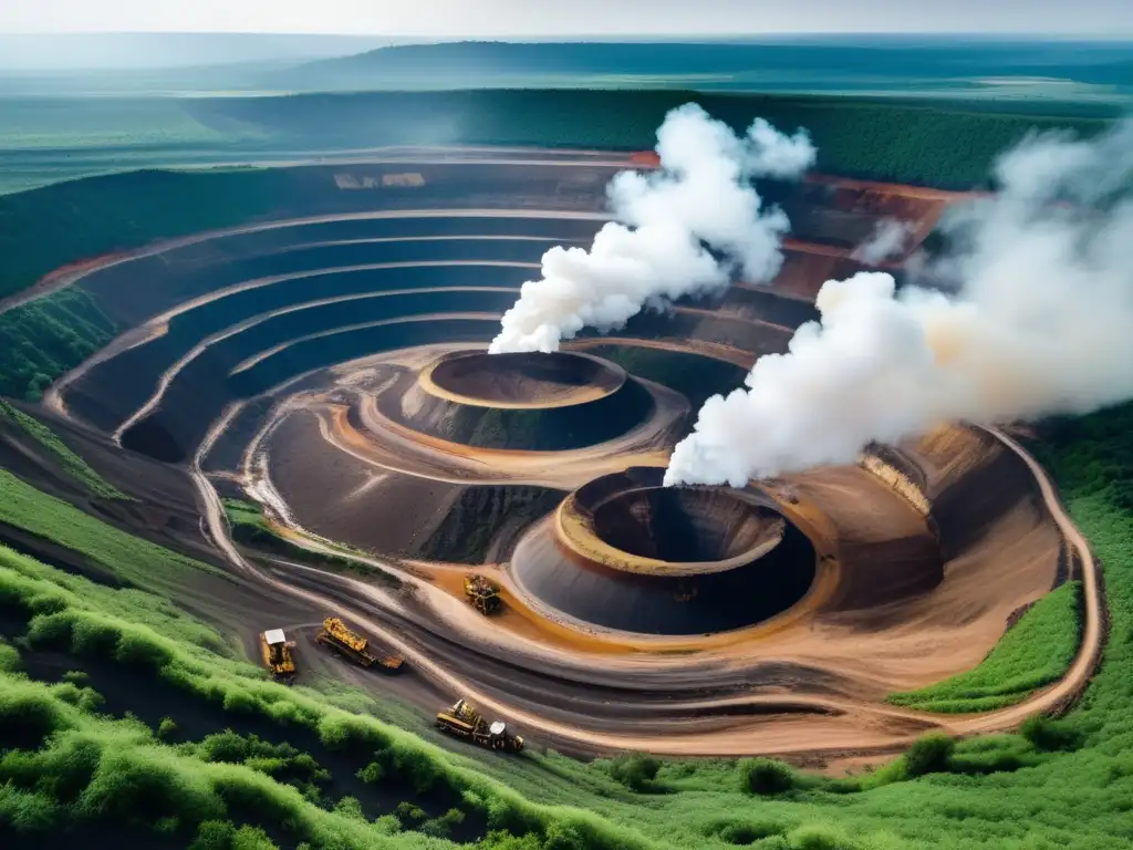 Impacto ambiental de la minería: contraste entre destrucción y belleza natural