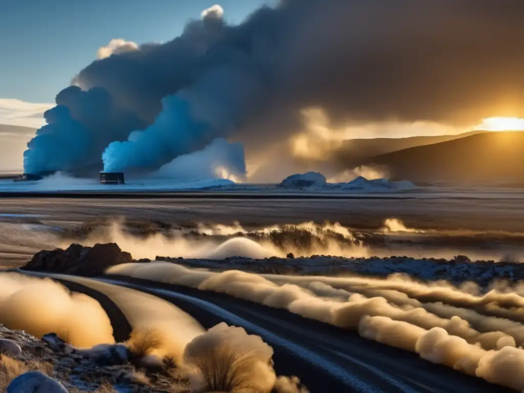 Desafíos de la minería sostenible y cambio climático: contraste entre paisaje natural y mina