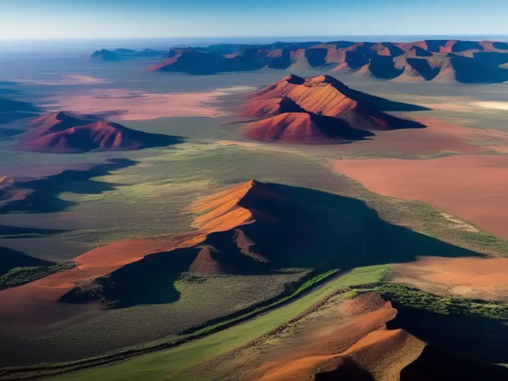 Paisaje minero en Pilbara Australia: Beneficios de la minería sostenible