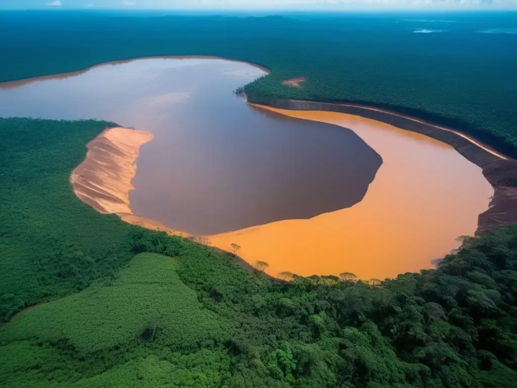 Impacto ambiental de la minería amazónica: destrucción y contaminación en la selva