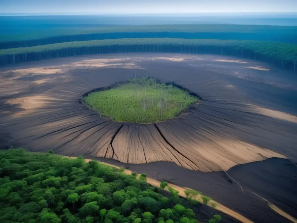 Devastación por deforestación y pérdida de biodiversidad