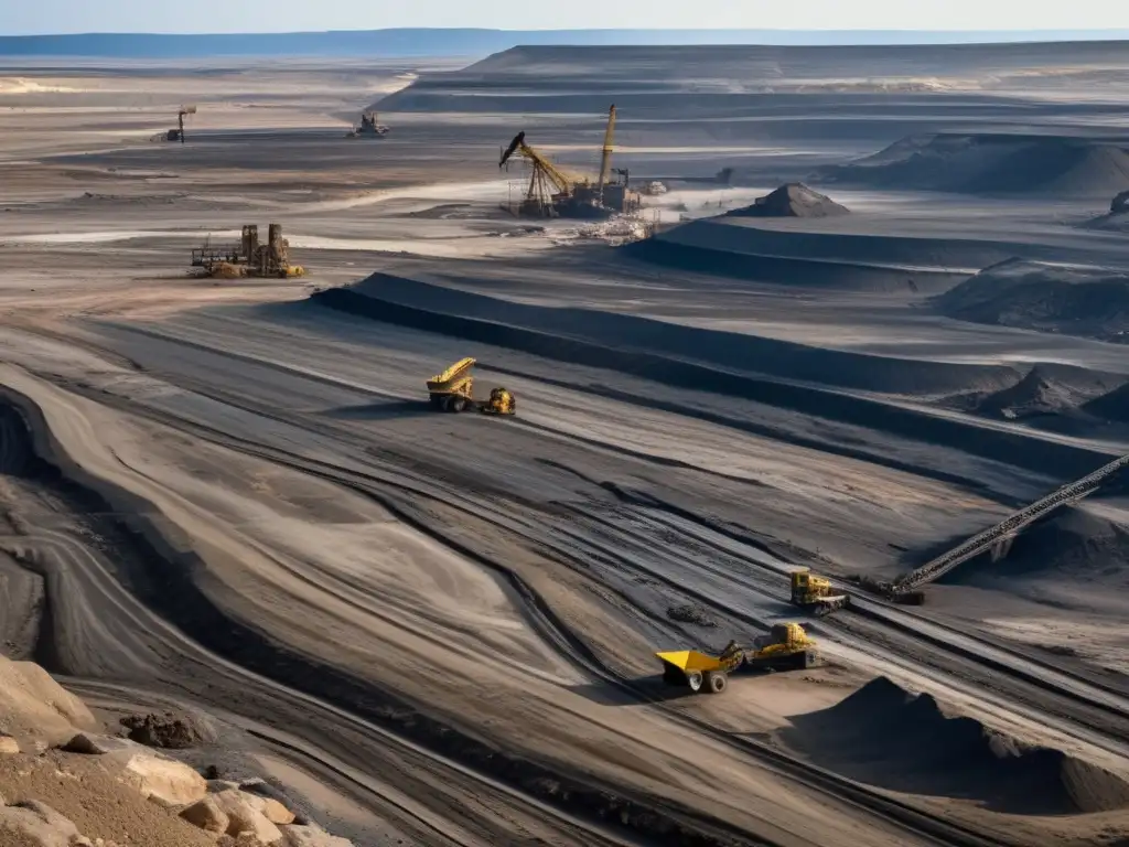 Paisaje devastado por la minería, muestra la necesidad de restauración de ecosistemas mineros sostenibles