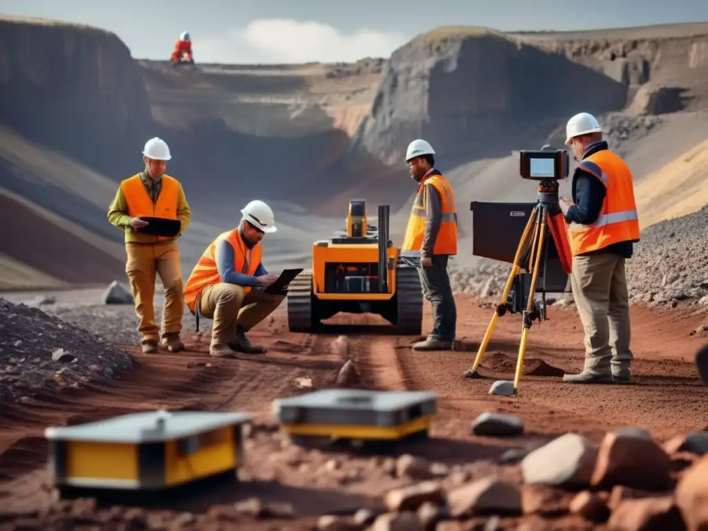 Grupo geofísicos en mina: Técnicas de interpretación de datos geofísicos mineros