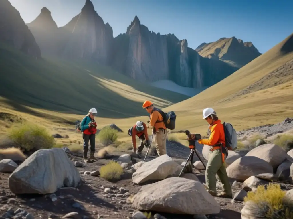 Equipo de geólogos en acción: capacitaciones en geología sostenible