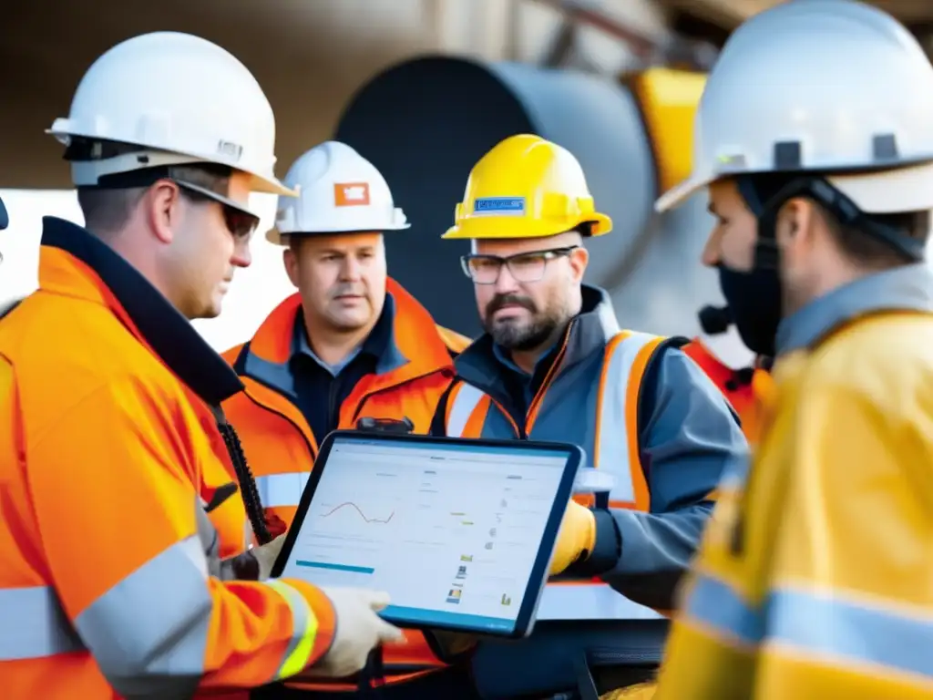 Equipo de respuesta a emergencias mineras en acción - Protocolos emergencia minas sostenibles