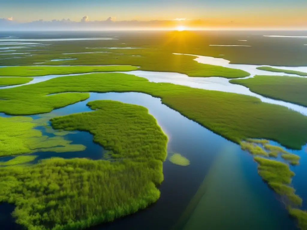 Técnicas sostenibles minería pantano Everglades: vibrante belleza de su biodiversidad