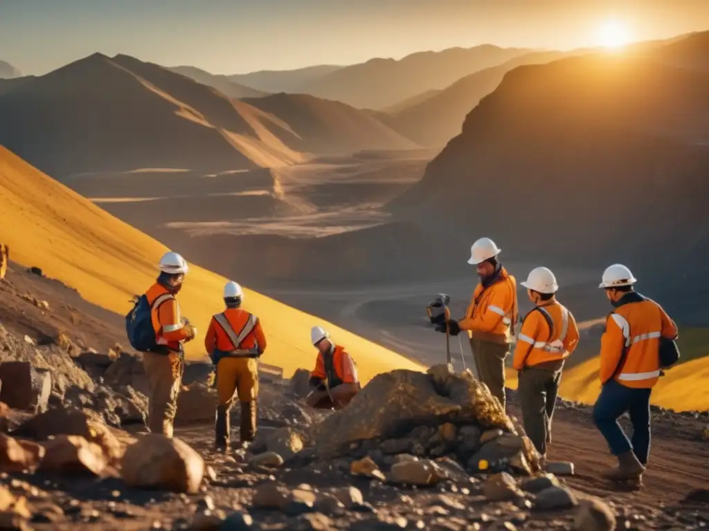 Importancia de la geología en la minería: geólogos exploran minerales con tecnología avanzada y seguridad