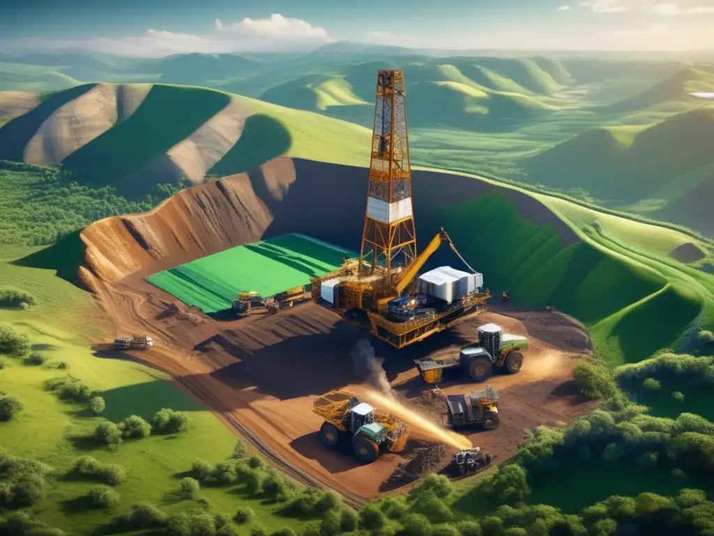 Paisaje minero: Naturaleza y tecnología Técnicas sostenibles en gestión de recursos naturales