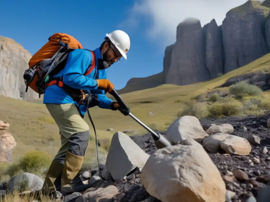 Geólogo en terreno, importancia del mapeo geológico en riesgo sísmico