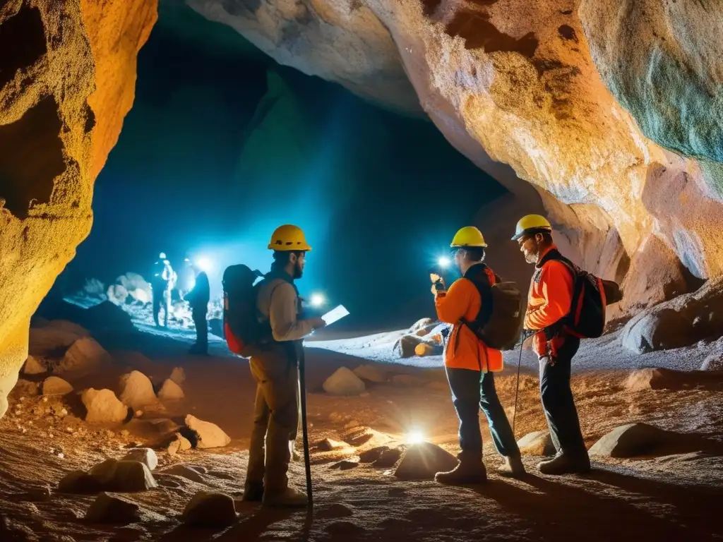 Tecnologías eficientes detección minerales en cuevas