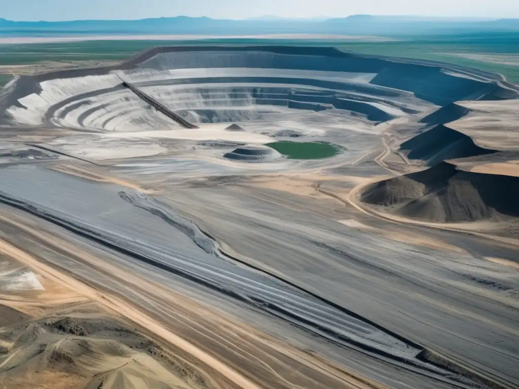 Impacto ambiental de la minería de zinc: Tierra desolada, ríos contaminados y paisajes devastados