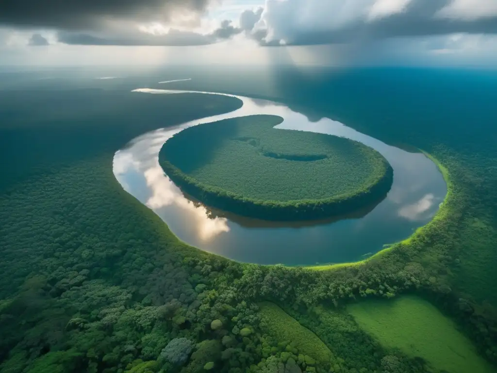 Lucha por los recursos naturales en América: imagen asombrosa de la exuberante belleza de la selva amazónica en Sudamérica