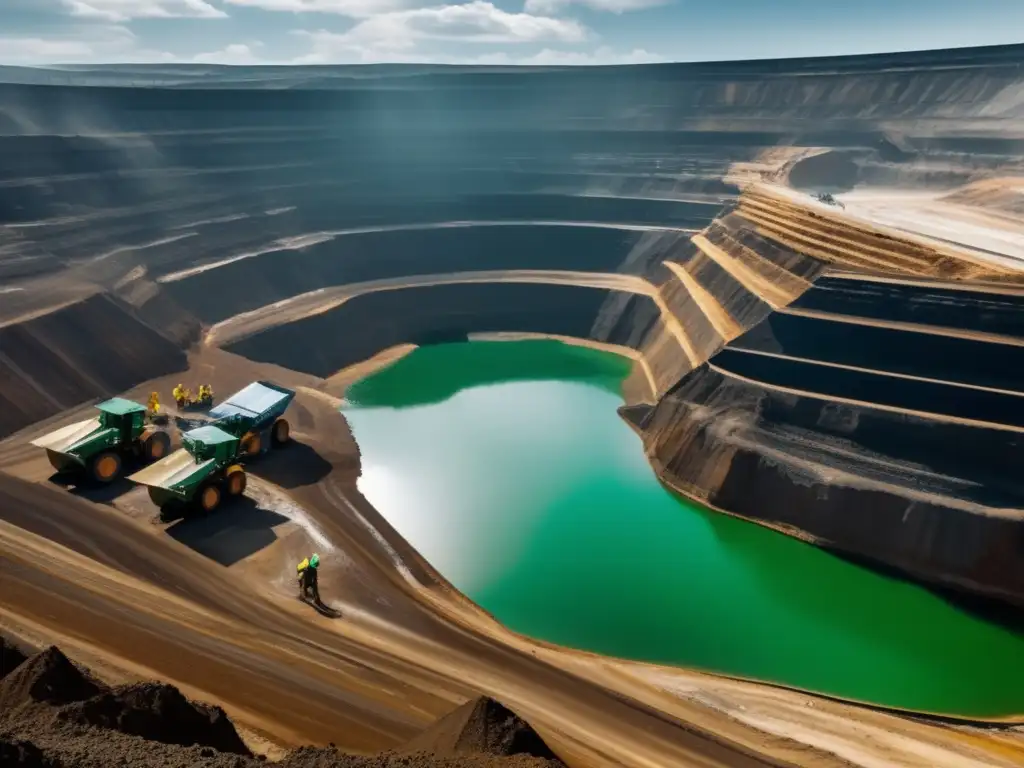 Minería responsable y extracción sostenible de minerales para tecnología verde