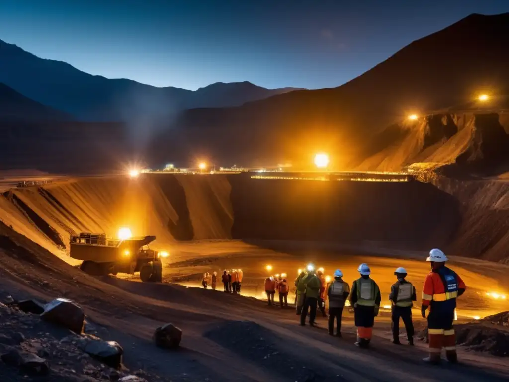 Minería sostenible y responsable Ética en la minería sostenible: Imagen impresionante muestra armonía entre naturaleza e industria