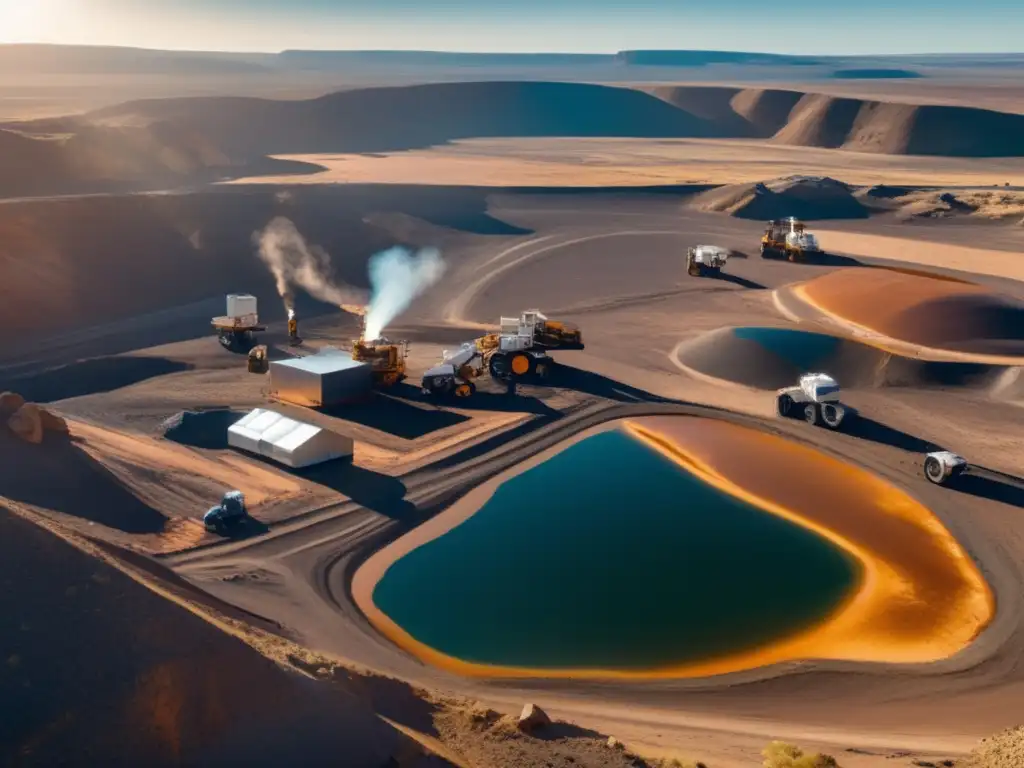 Tecnologías sostenibles para detección de minerales en paisaje de trabajo