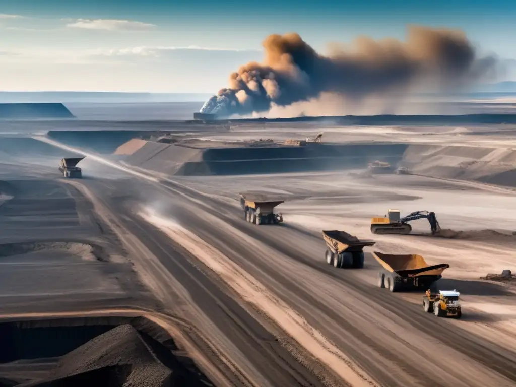 Impacto ambiental de la minería: devastación, maquinaria, polución, contraste forestal, urgencia de regulaciones