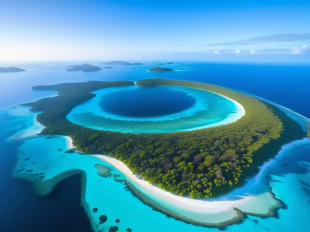 Maravillosa imagen de océano con aguas turquesas cristalinas, corales coloridos y vida marina vibrante