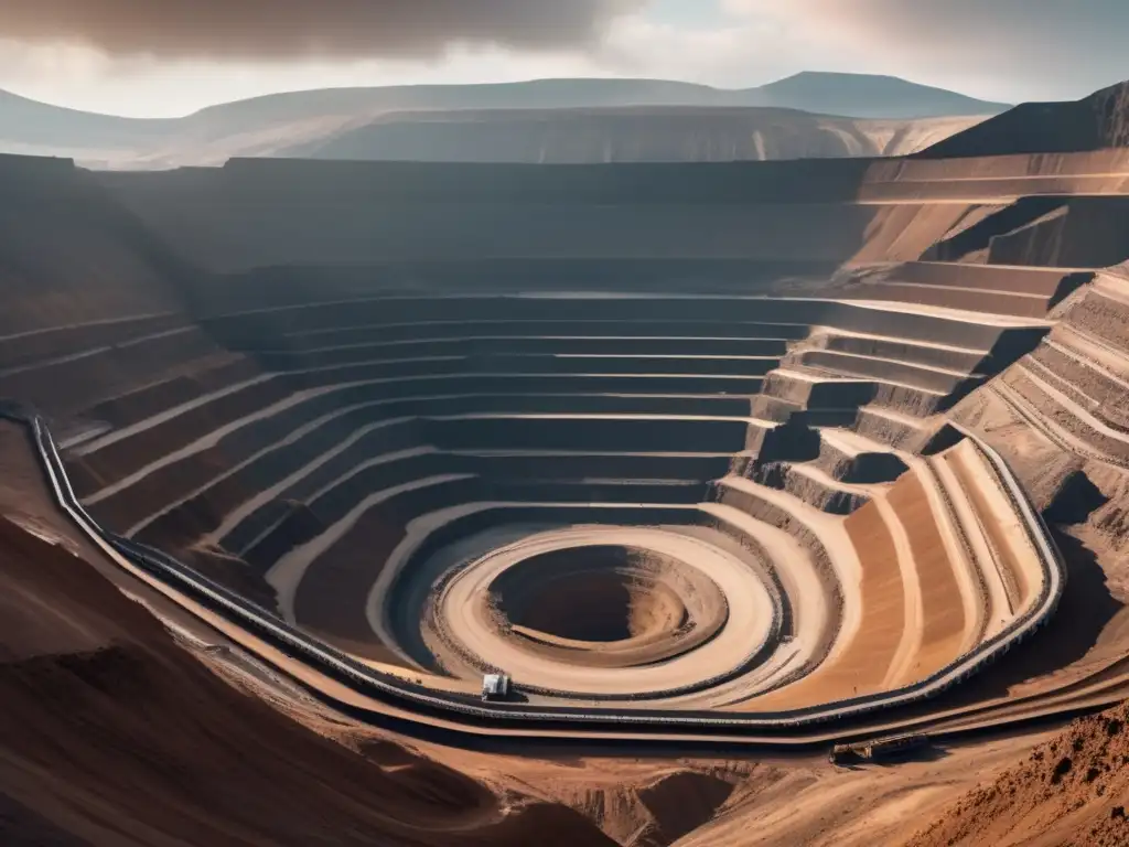 Impacto ambiental de la minería en paisaje minero