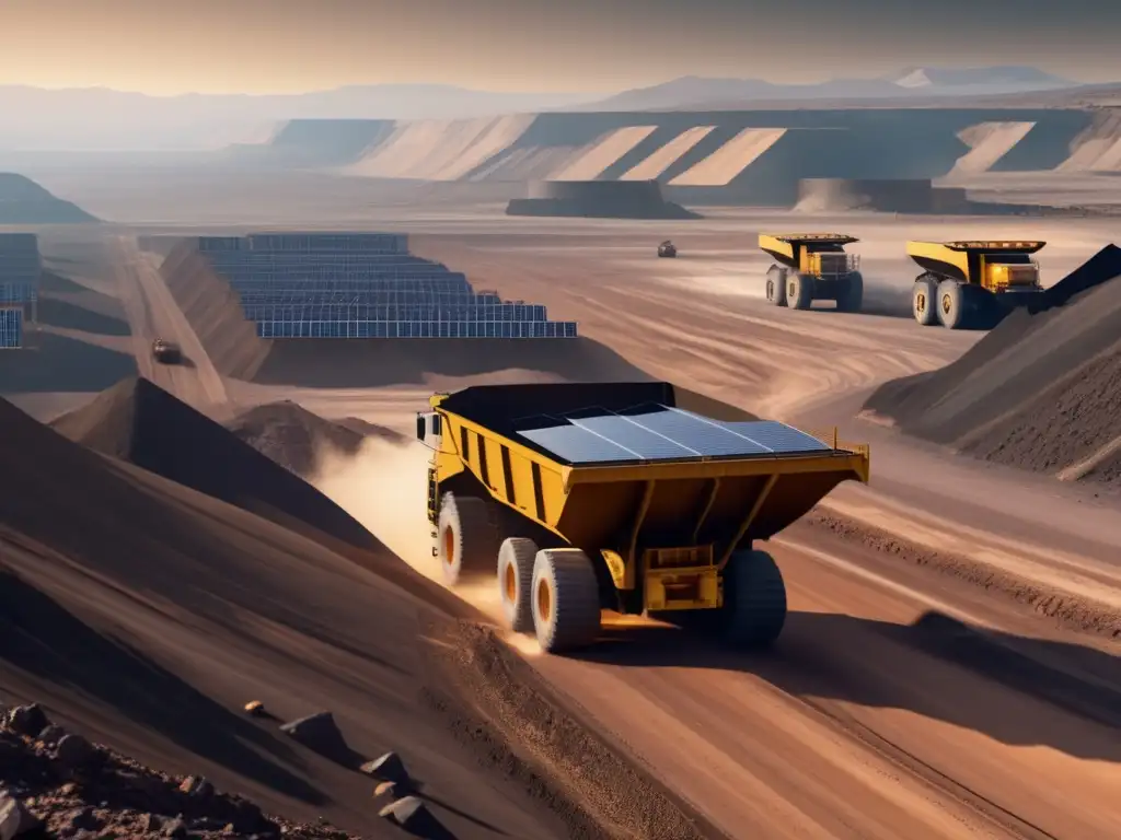 Casos de minería sostenible práctica en paisaje minero con energía renovable