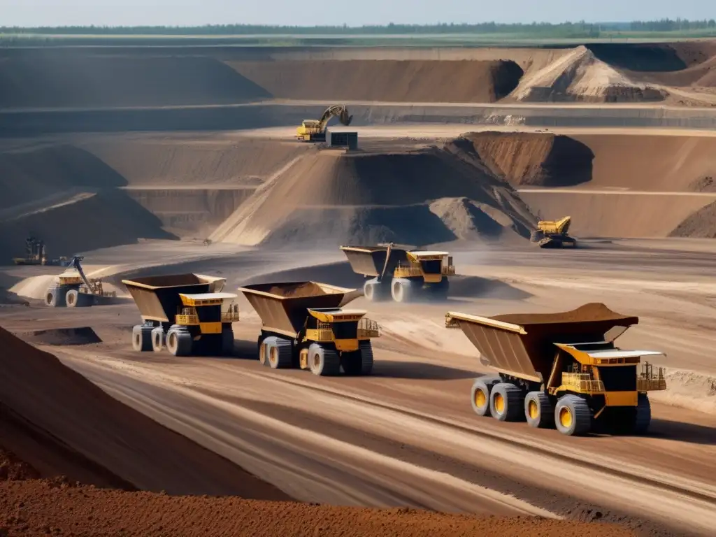 Minería sostenible: Gran minería en acción, destacando la importancia de la evaluación ambiental