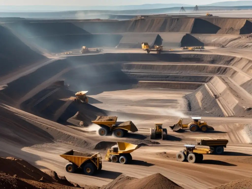 Impacto ambiental de la minería justa en una mina a cielo abierto