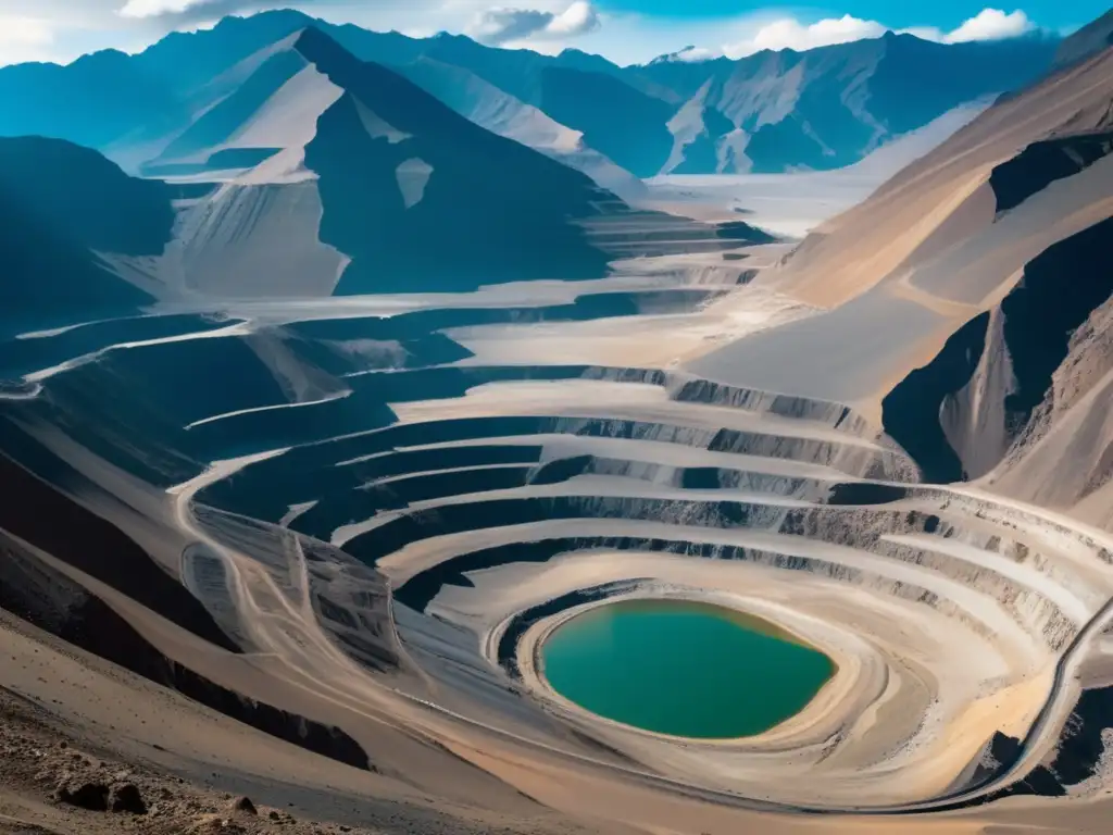 Desafíos de la gestión minera sostenible en Perú: mina abierta en los Andes con impacto ambiental