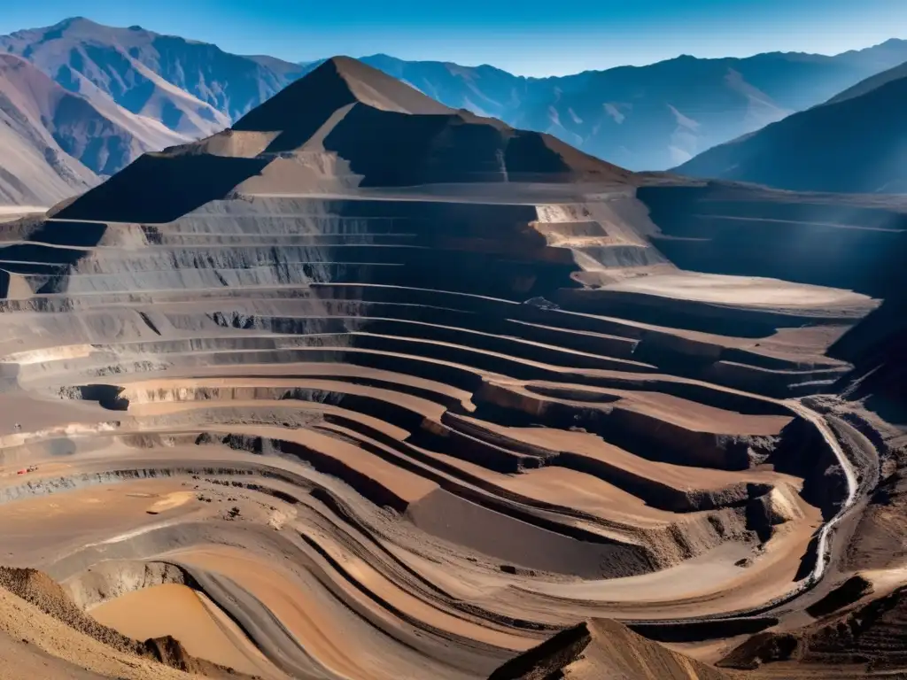 Impacto de la minería sostenible en América: Vistas panorámicas, mineros, pueblos, protestas y economía