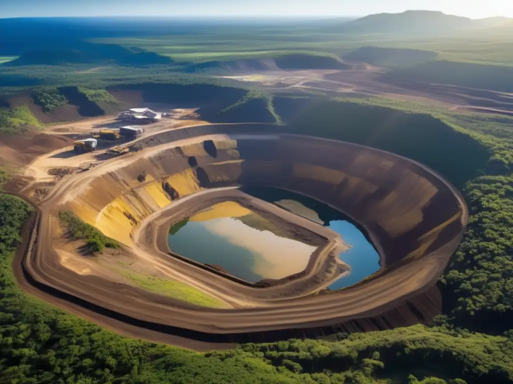 Mina de oro a cielo abierto y su impacto ambiental: Técnicas sostenibles para extraer oro