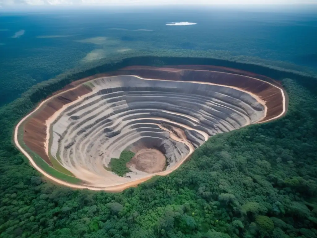 Impacto ambiental de la minería amazónica: contraste entre belleza natural y dura realidad industrial