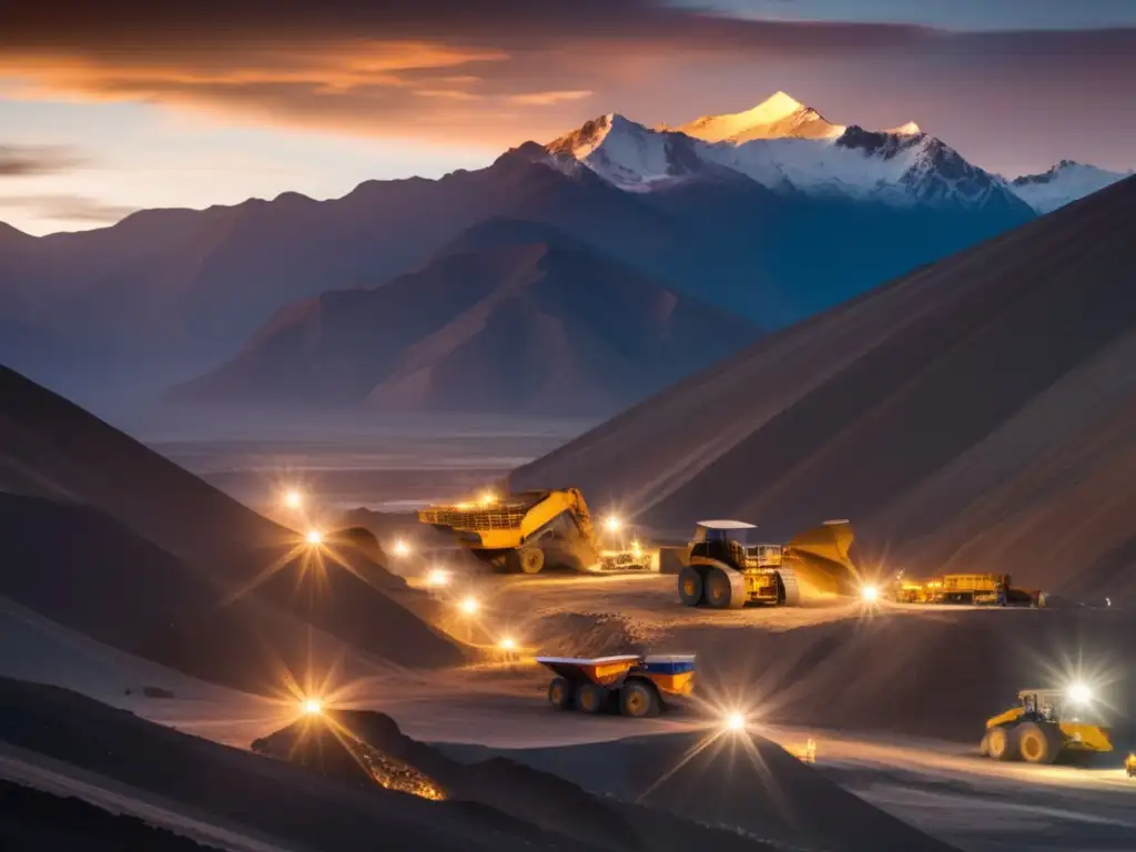 Paisaje minero en los Andes: Desafío movimientos sociales minería