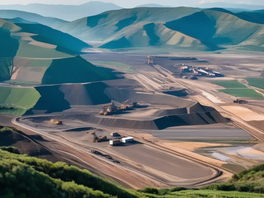 Impacto ambiental de la minería sostenible en una mina a gran escala