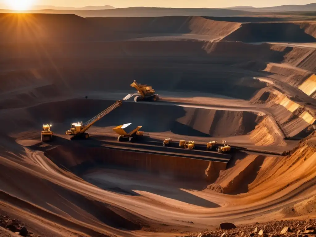 Tendencias sostenibles en minería: Mina a cielo abierto con impacto ambiental y social