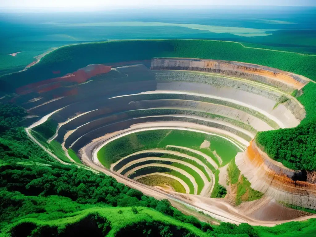 Ética en explotación minera sostenible en entorno natural