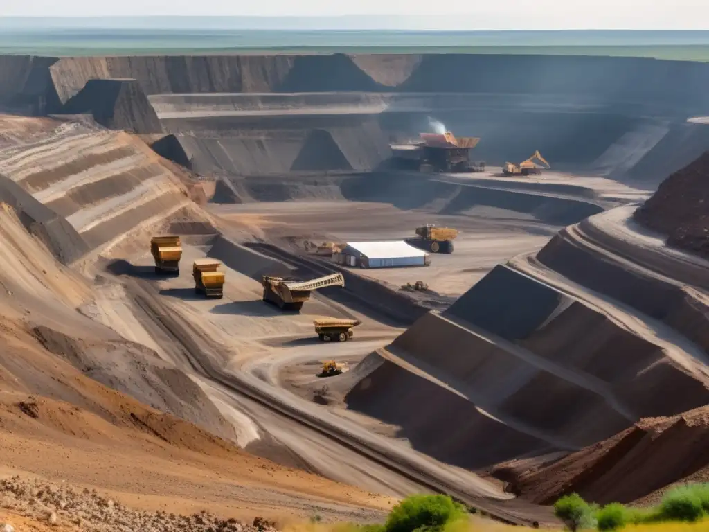 Impacto ambiental de la minería en paisaje minero y entorno natural