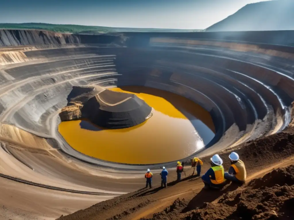 Técnicas sostenibles en minería de metales preciosos en armonía con la naturaleza y la conservación ambiental