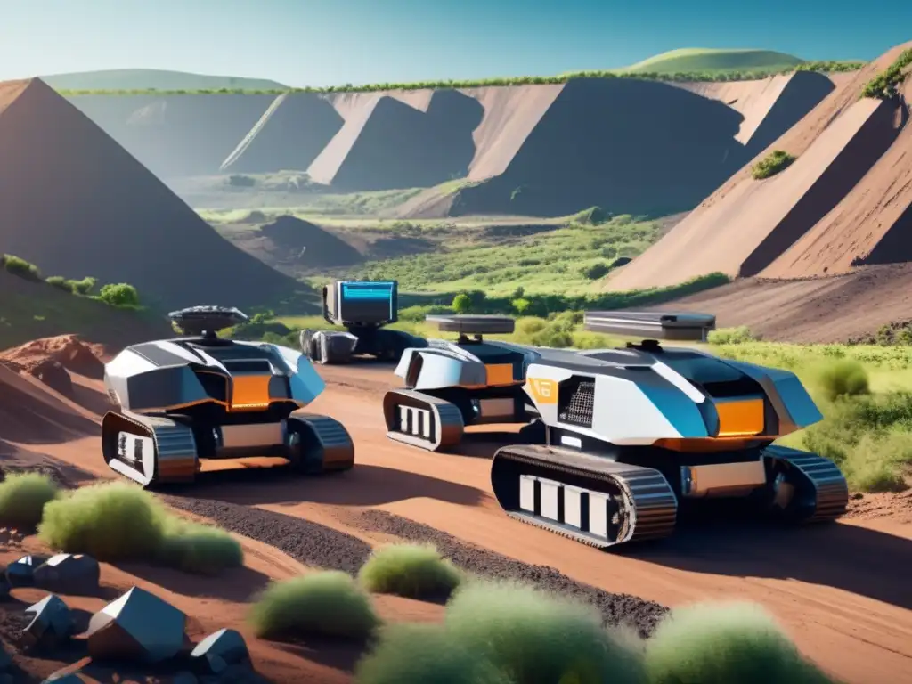 Minería sostenible con robots avanzados Robótica en minería: eficiencia y conservación de recursos