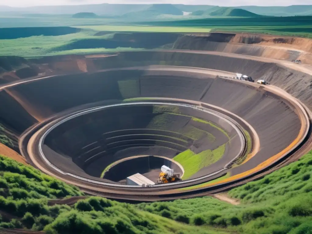 Iniciativas globales minería sostenible: mina tecnológica y sustentable, integrando naturaleza, renovables y AI