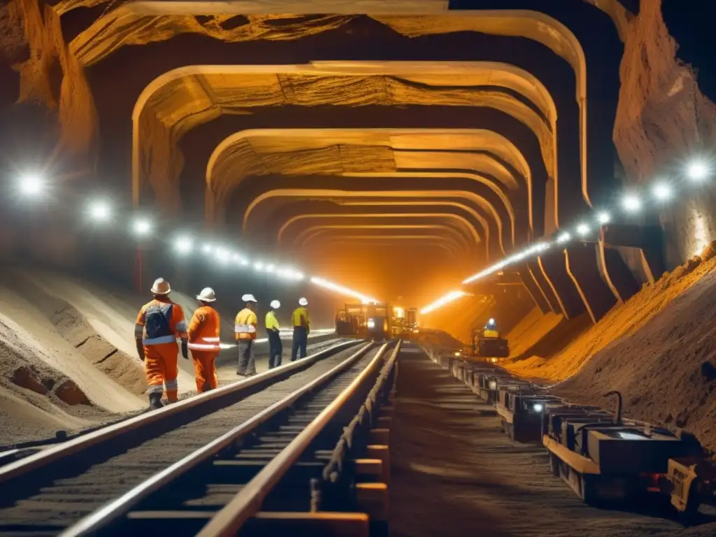 Minería subterránea: Técnicas sostenibles y responsables