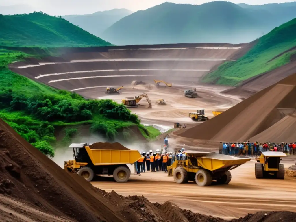 Minería sostenible y conservación ambiental en comunidad minera