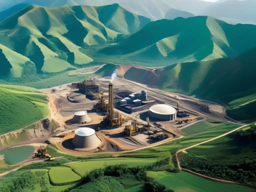 Iniciativas globales minería sostenible: naturaleza, industria y transparencia en una imagen