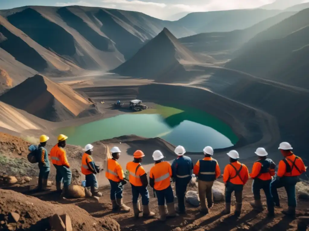 Minería sostenible: conservación y armonía en paisaje majestuoso